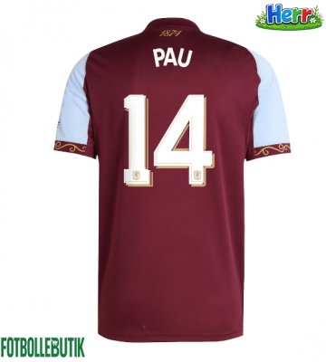 Aston Villa Pau Torres #14 Hemmatröja 2025-26 Kortärmad